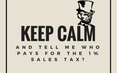 Who pays for the 1% sales tax and what is taxable in Campbell County, Wyoming?